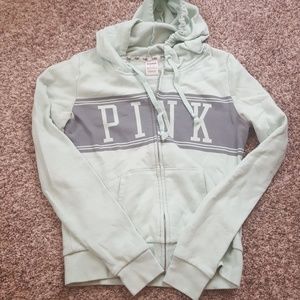 Size Medium PINK mint green sweatshirt